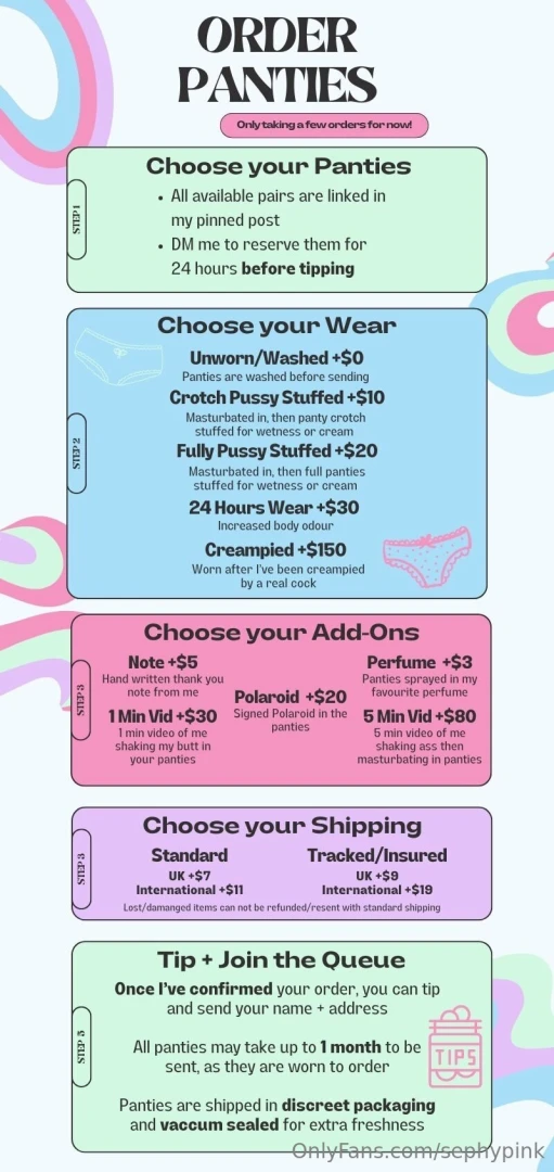 All my physical items panties stickers socks prints polaroids more in part 5 