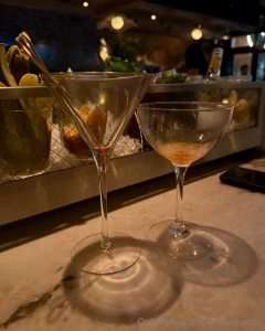 We finished our cocktails and he s just suggested a second location i