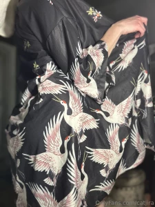 Thank you daddy gaz for spoiling me with this robe for valentines day