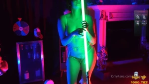 Did you miss my sexy lightsaber dance