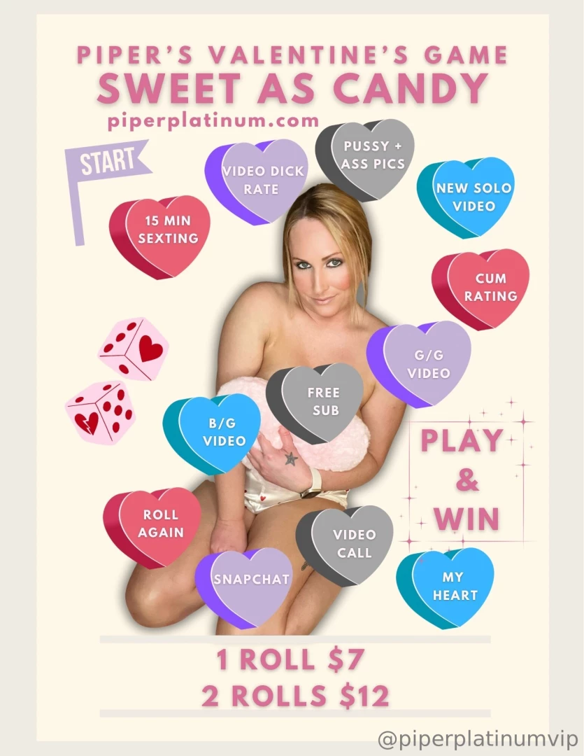 Make your way to my heart and win some super fucking hot prizes along 