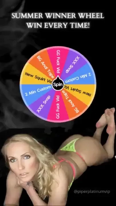 Piper s summer wheel is back 1 spin - 12 2 spins - 15 win big every 