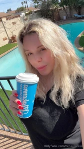 Wake up and smell the coffee with a very special kind of milk i have a