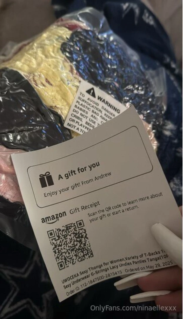 Attention a very sweet fan bought me some lovely things and i want to 