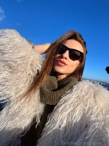 And the fur coat came in handy