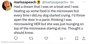 Been having a lot of weird dreams this week