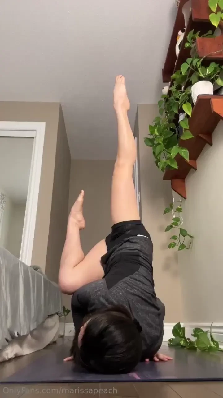 Today s accomplishment fallen angel pose i miss power yoga 