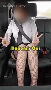 Kobeni s car kobeni is on her way to fight the devils she can t handle