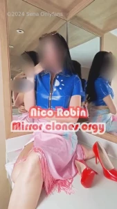 Nico robin mirror clones 17 mins nico robin is willing to do anything