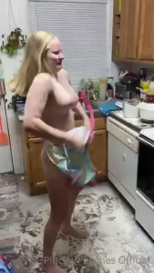 The last of my body covered in flour part 12