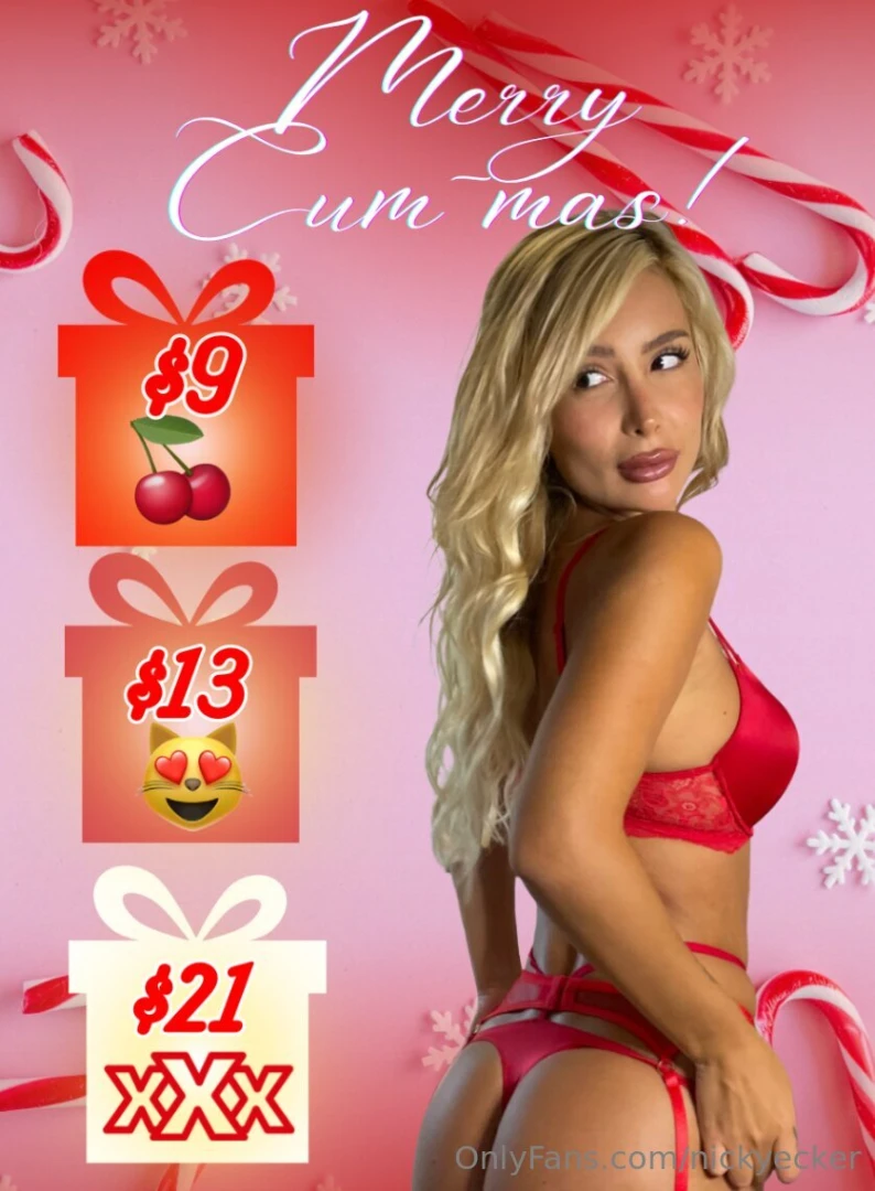 Merry cum-mas eve santa gave me permission to spoil you with the 