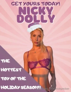 Introducing the nicky dolly with all life-like parts she s bringing