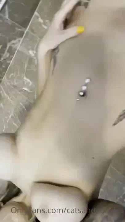 Getting ready for a bath what are you doing 