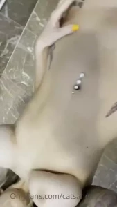 Getting ready for a bath what are you doing