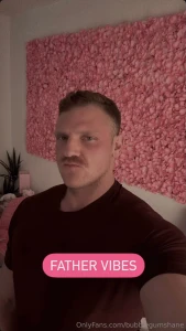 New daddy haircut and just a mustache