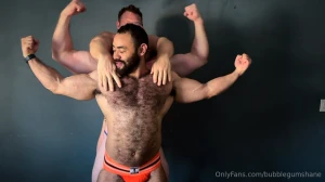 My fav shots from the three way muscle worship video we are literally part 1