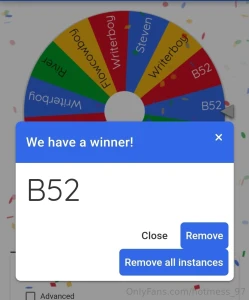 Congratulations b52 you ve won the free request video christmas has