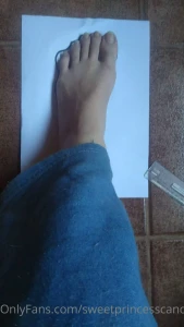 sweetprincesscandy - For all of those who were wondering how long my feet measure in cm i m 