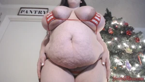 Set from 2019 micro red bikini and red heels down to full nudity post