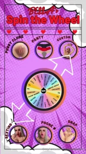 Spin the wheel of temptation feeling lucky take a spin and win some of part 1