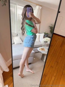 Just a t-shirt and shorts but somehow still blushing