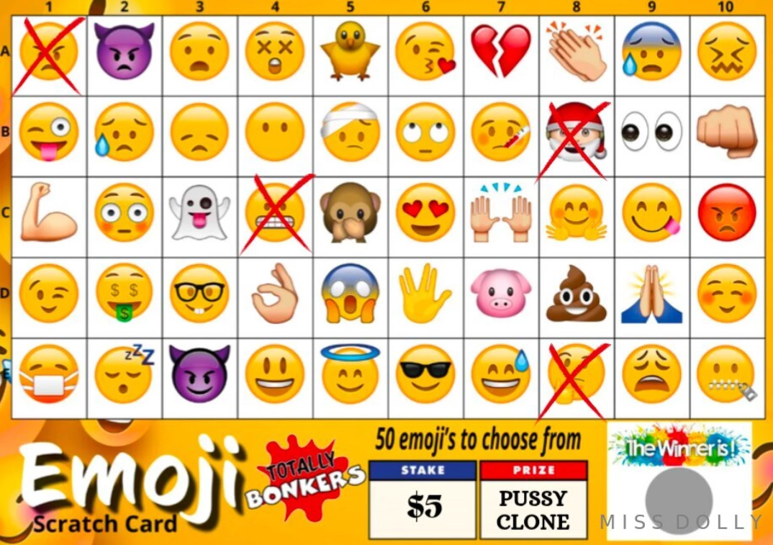 Only 5 to enter amp you could win my very own replica pussy clone for 