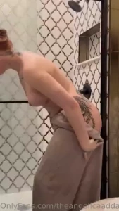 Prudence filmed me showering after we made a video the other day lol