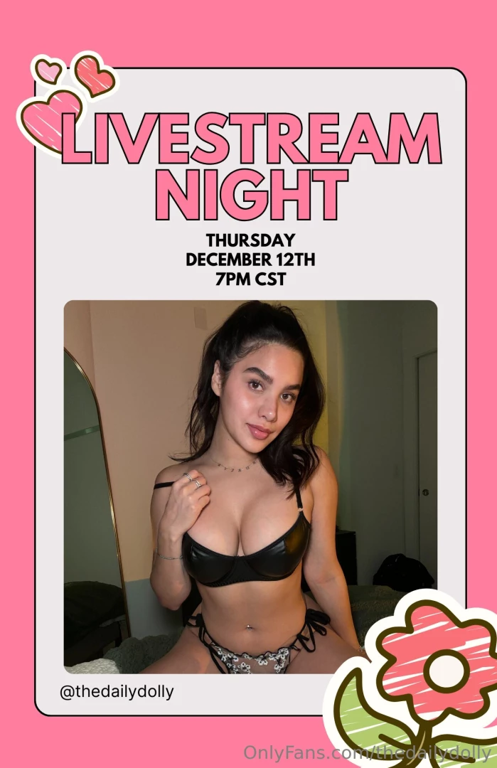 Going live tomorrow night babe make sure you join me this thursday at 