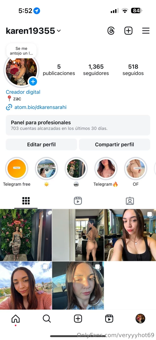 Mi instagram nuevo el otro me lo inhabilit instagram 