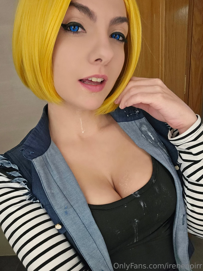 Qu os parece esta androide c18 llenita de leche muy pronto un v deo 