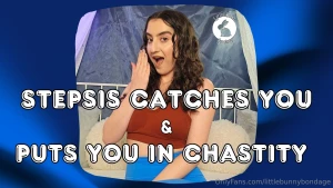 Your stepsis catches you spying on her while she is masturbating she part 1