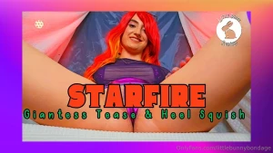 Starfire finds a tiny shrunken pet it s you she is fascinated by this part 1