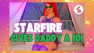 Hi daddy wanna stroke for me starfire gives you a sexy joi amp she