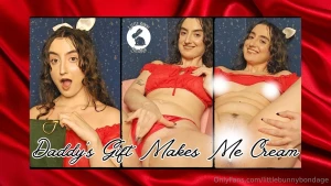 Daddy surprises me with a gift for valentine s day i eagerly open it