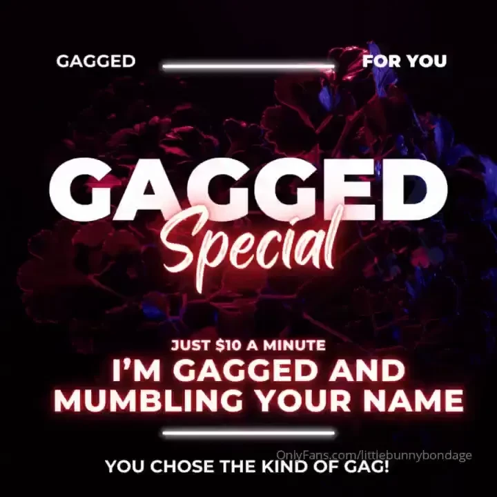 Gag me and i mumble your name gag options include ball gags cleave 