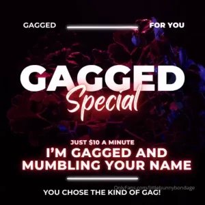 Gag me and i mumble your name gag options include ball gags cleave
