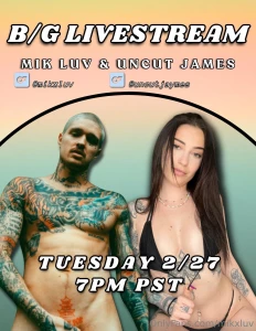 Going live tomorrow at 7pm are you excited for a b g live show