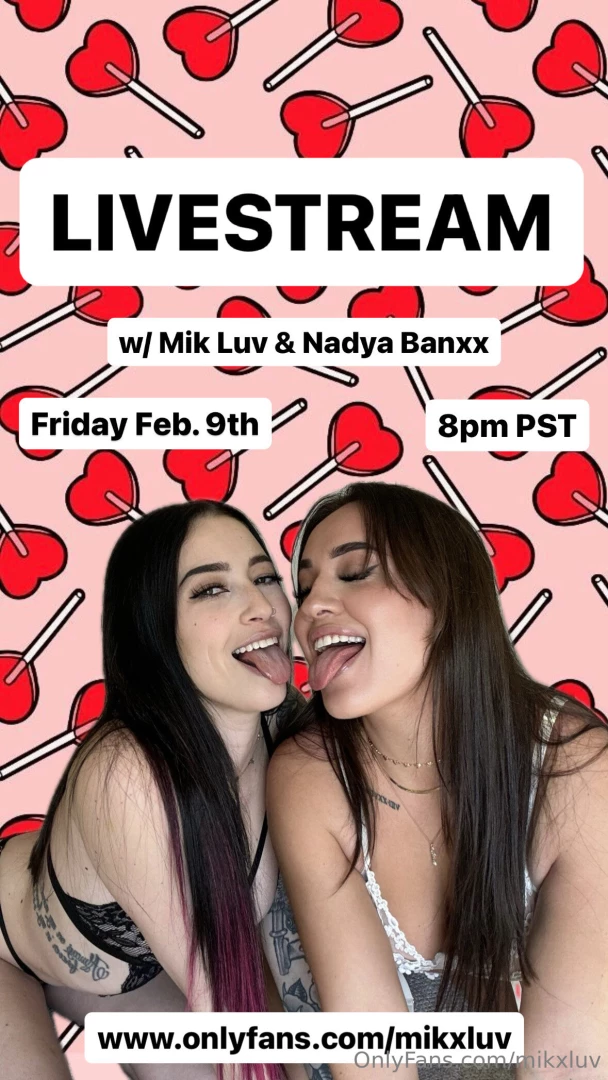 Going live with my girlfriend friday nadyabanxx 