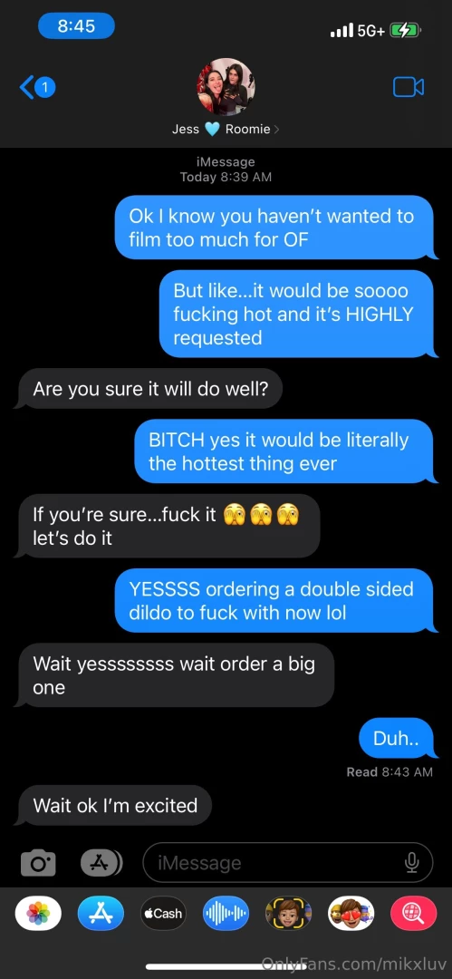 Finally convinced my roommate to fuck i know this has been highly part 1 