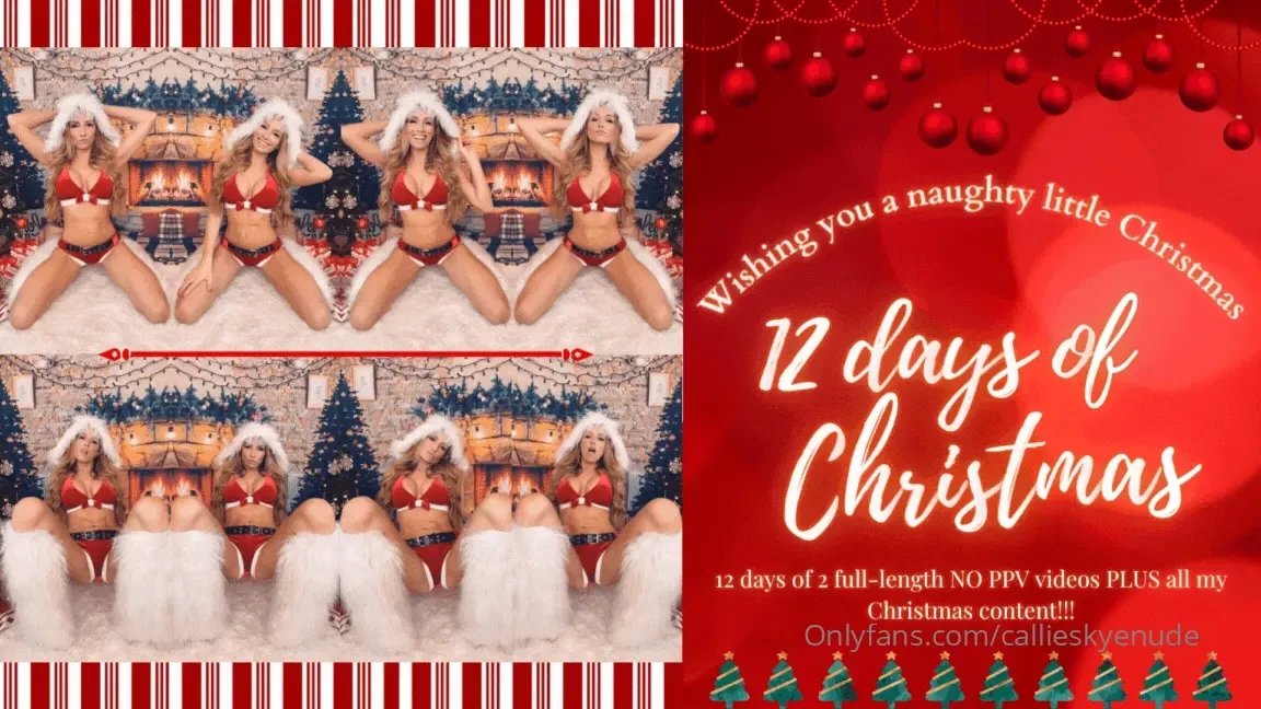 12 naughty day of christmas join me this year and get 2 ppv s daily 