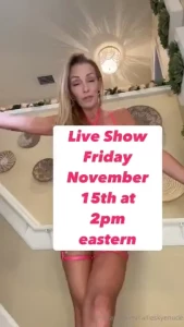 Hey guys mark your calendars i m going live this friday november 15th