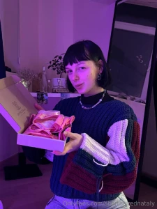 Today i pleased myself with a new purchase - delicate pink lingerie