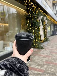 Today was a wonderful walk with hot coffee in my hands and the real