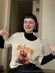 Today i wore my favorite t-shirt with a funny pet print and it