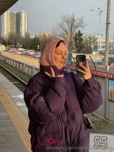 Took a photo in the mirror outside today and couldn t help but share i