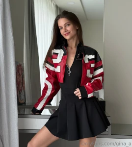 Started her engines tuned her helmet and entered the image of a racer