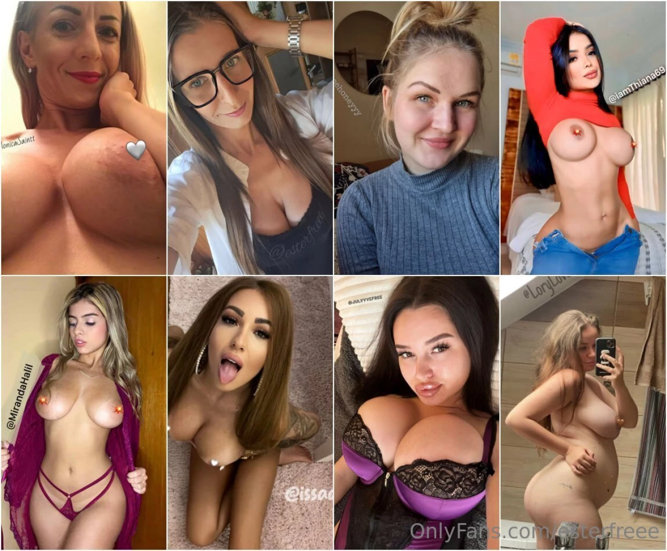 Monicasaintt esterfreee chloehoneyyy iamthiana69 mirandahalil issaa0 