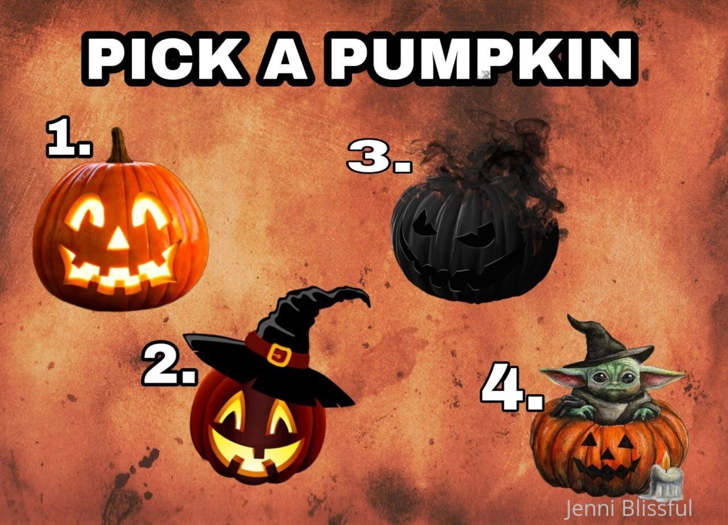 Tip me 5 and pick a pumpkin 