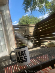 It s a beautiful morning here in texas and this is my morning ritual i