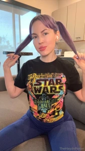 Just a nerd in her natural habitat